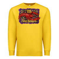 Lemon mardi gras this the season lobster Premium Sweatshirt - RanaPortraitStore