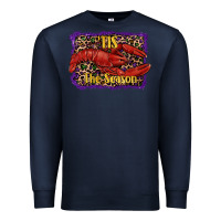 Navy mardi gras this the season lobster Premium Sweatshirt - RanaPortraitStore