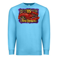 Ocean Blue mardi gras this the season lobster Premium Sweatshirt - RanaPortraitStore