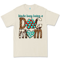 Bone kinda busy being a dog mom Premium Tee - texasbilliewilder