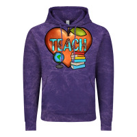 Cloud Purple teach heart Vintage Hoodie - JahusDesignShop
