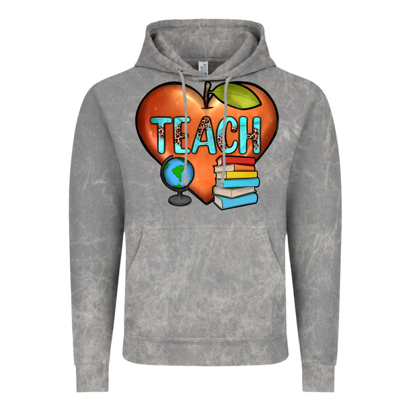 Teach Heart Vintage Hoodie by JahusDesignShop | Teevron