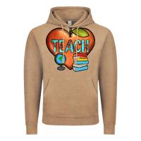 Vintage Coffee teach heart Vintage Hoodie - JahusDesignShop