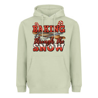 Matcha baking through the snow christmas Heavyweight Hoodie - Jasminsmagicworld