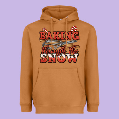 Baking Through The Snow Christmas Heavyweight Hoodie Designed By Jasminsmagicworld