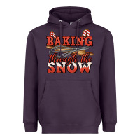 Plum baking through the snow christmas Heavyweight Hoodie - Jasminsmagicworld