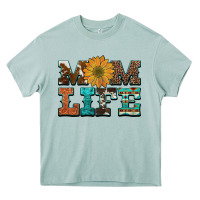 Arona western cowhide leopard turquoise  leather aztec sunflower mom Heavy Core Tee - Artiststas