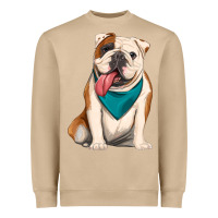 Mushroom english bulldog Heavyweight Sweatshirt - Artiststas