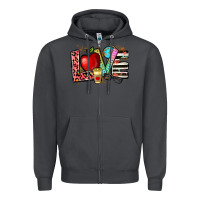 Smoke love teacher Zipper Hoodie - NancyCooperArtShop