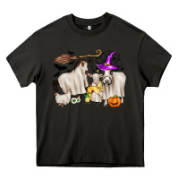 Asphalt halloween farm animals Heavy Core Tee - Zillion Design Studio