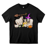 Black halloween farm animals Heavy Core Tee - Zillion Design Studio