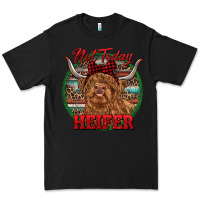 Black Highland Heifer Christmas Premium Tee - RanaPortraitStore