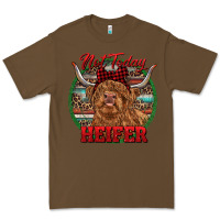 Cacao Highland Heifer Christmas Premium Tee - RanaPortraitStore