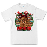 White Highland Heifer Christmas Premium Tee - RanaPortraitStore