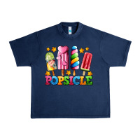 Navy popsicle with stars Urban Heavy Tee - AdoDesignShop