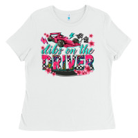 White dibs on the driver Ladies Tee - texasbilliewilder