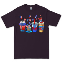 Plum 4th of july coffee cups Premium Tee - AdoDesignShop