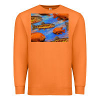 Carrot California Golden Trout Garibaldi Fish Background Premium Sweatshirt - Bettercallsaul