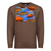 Chestnut California Golden Trout Garibaldi Fish Background Premium Sweatshirt - Bettercallsaul