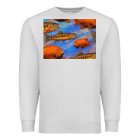 Dove Grey California Golden Trout Garibaldi Fish Background Premium Sweatshirt - Bettercallsaul
