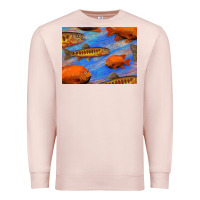 Pale Pink California Golden Trout Garibaldi Fish Background Premium Sweatshirt - Bettercallsaul