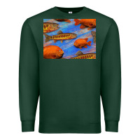 Sports Green California Golden Trout Garibaldi Fish Background Premium Sweatshirt - Bettercallsaul
