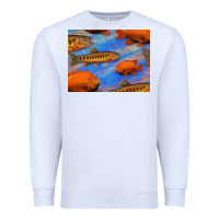 White California Golden Trout Garibaldi Fish Background Premium Sweatshirt - Bettercallsaul