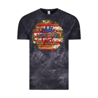 Cloud Black all american girl Vintage Tee - Artiststas