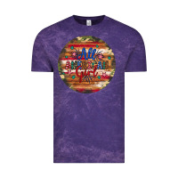 Cloud Purple all american girl Vintage Tee - Artiststas