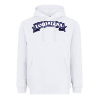White louisiana Heavyweight Hoodie - BarkalooDesign