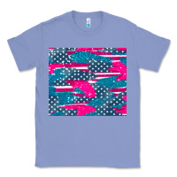 Colony Blue usa flag Classic Tee - AdoDesignShop