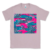 Lilac usa flag Classic Tee - AdoDesignShop