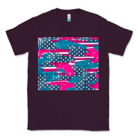 Plum usa flag Classic Tee - AdoDesignShop