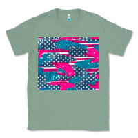 Sage usa flag Classic Tee - AdoDesignShop
