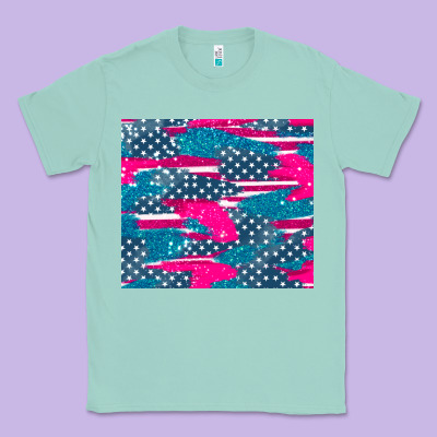 Usa Flag Classic Tee Designed By Adodesignshop