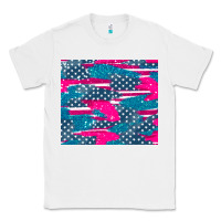 White usa flag Classic Tee - AdoDesignShop