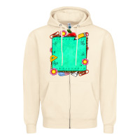 Sandshell school add your own text Zipper Hoodie - NancyCooperArtShop