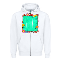 White school add your own text Zipper Hoodie - NancyCooperArtShop
