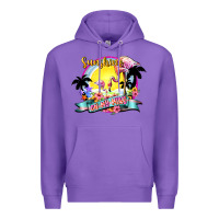 Purple sunshine on my mind Premium Hoodie - NancyCooperArtShop