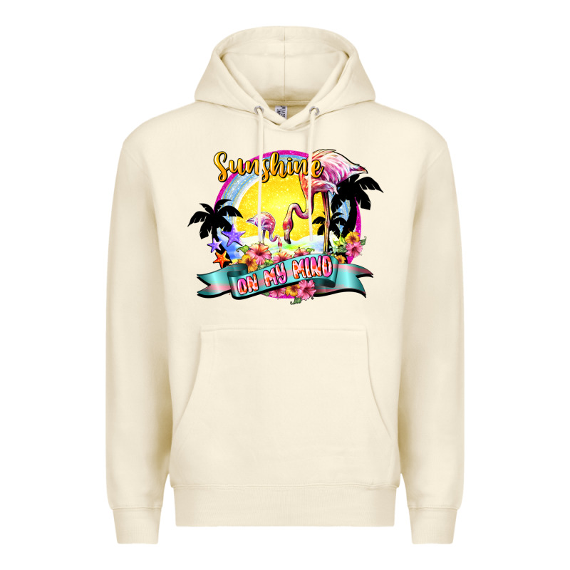 Sunshine On My Mind Premium Hoodie by NancyCooperArtShop | Teevron