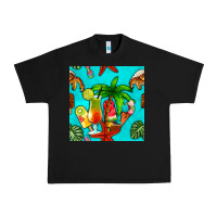 Black summer drinks and ice cream Urban Heavy Tee - BundleAndBundleShop