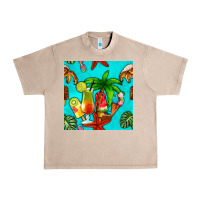 French Oak summer drinks and ice cream Urban Heavy Tee - BundleAndBundleShop