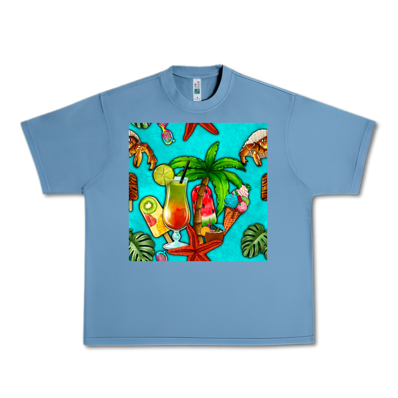 Summer Drinks And Ice Cream Urban Heavy Tee by BundleAndBundleShop | Teevron