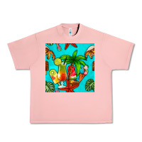 Salmon summer drinks and ice cream Urban Heavy Tee - BundleAndBundleShop