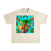 Sandshell summer drinks and ice cream Urban Heavy Tee - BundleAndBundleShop
