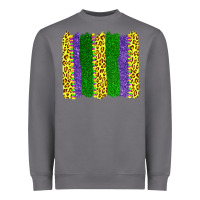 Storm mardi gras leopard brushstrokes Heavyweight Sweatshirt - AdoDesignShop