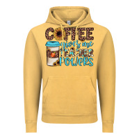 Vintage Mustard coffee gives me teacher powers Vintage Hoodie - JahusDesignShop