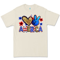Peace Love America Premium Tee | Teevron