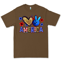 Cacao peace love america Premium Tee - Zillion Design Studio