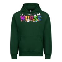 Forest Green Easter nurse Easter Day Urban Hoodie - HowdyJamesFarm